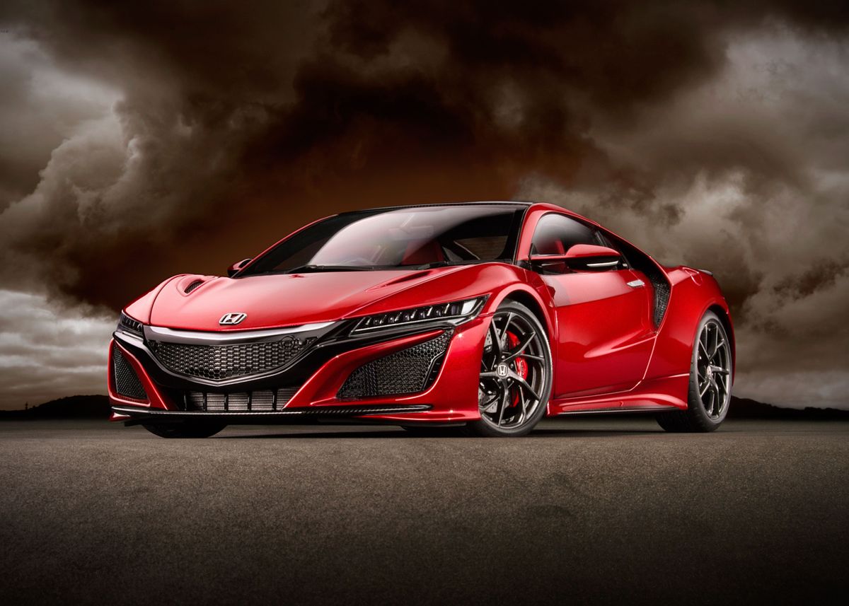 Honda NSX Poster Picture Metal Print Paint By Catherine Wilson