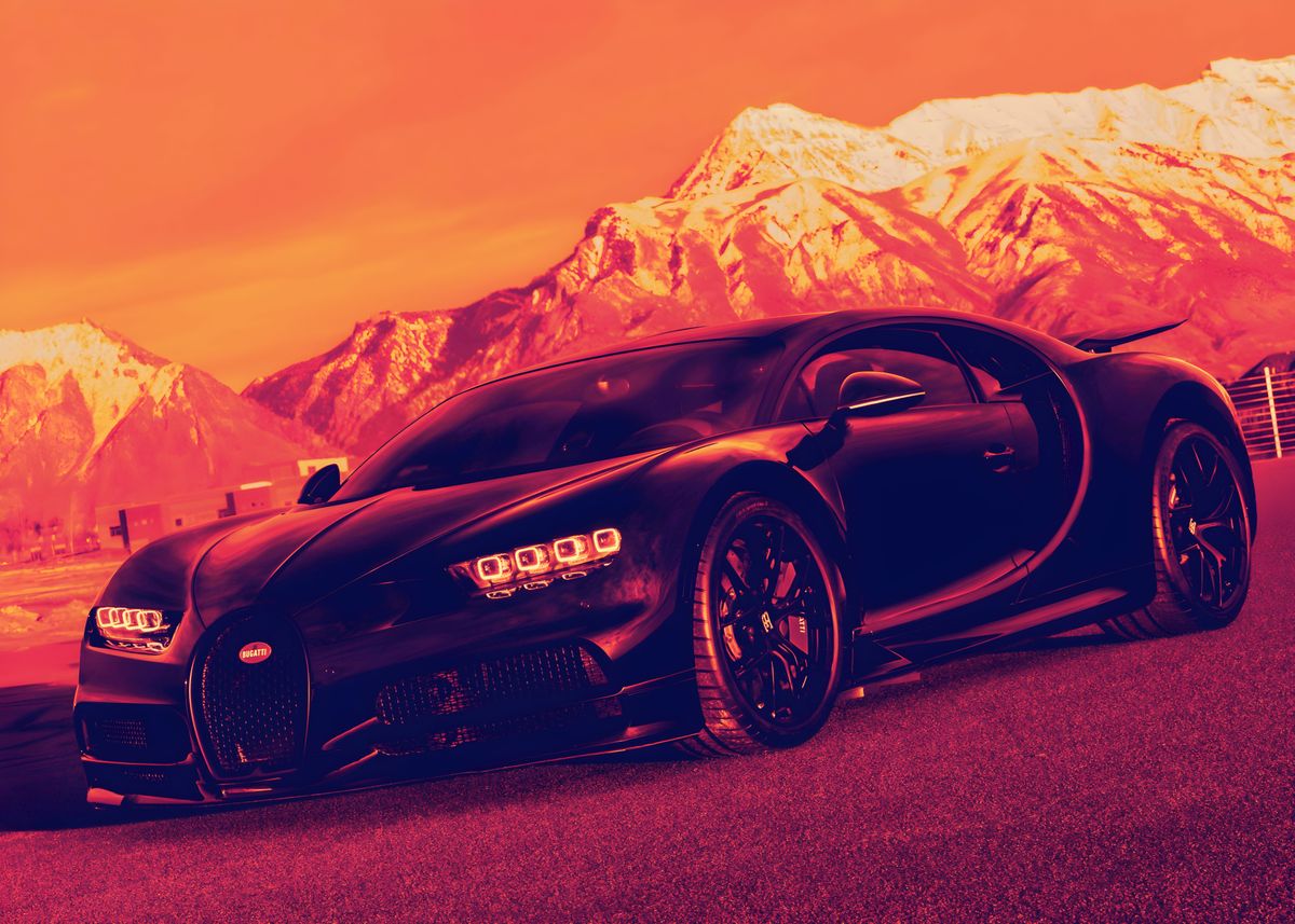 Bugatti Chiron Poster By Recca Displate