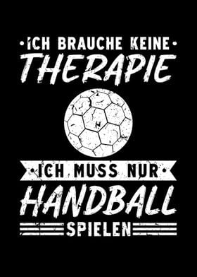 Handball Spielen Therapie Poster By Humbaharry Geitner Displate