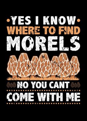 Find Morels Hunting Poster By Humbaharry Geitner Displate