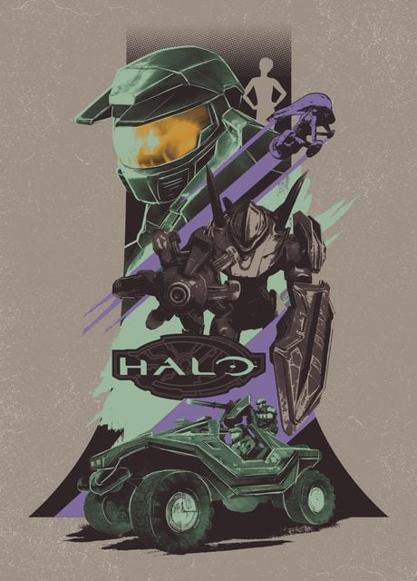 Warthog Poster By Halo Game Displate