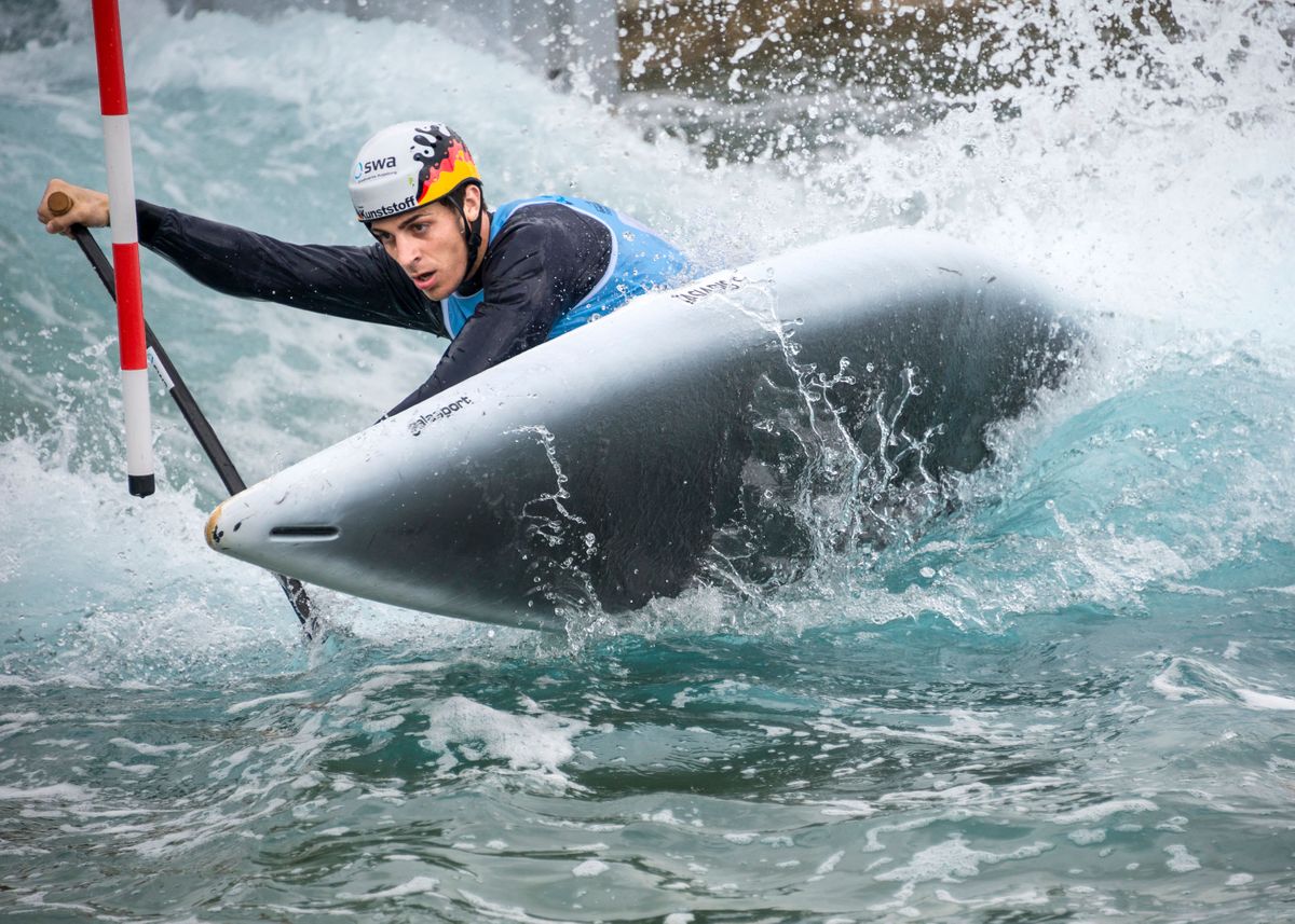 Canoe Slalom Event Poster By Svetlana Sewell Displate