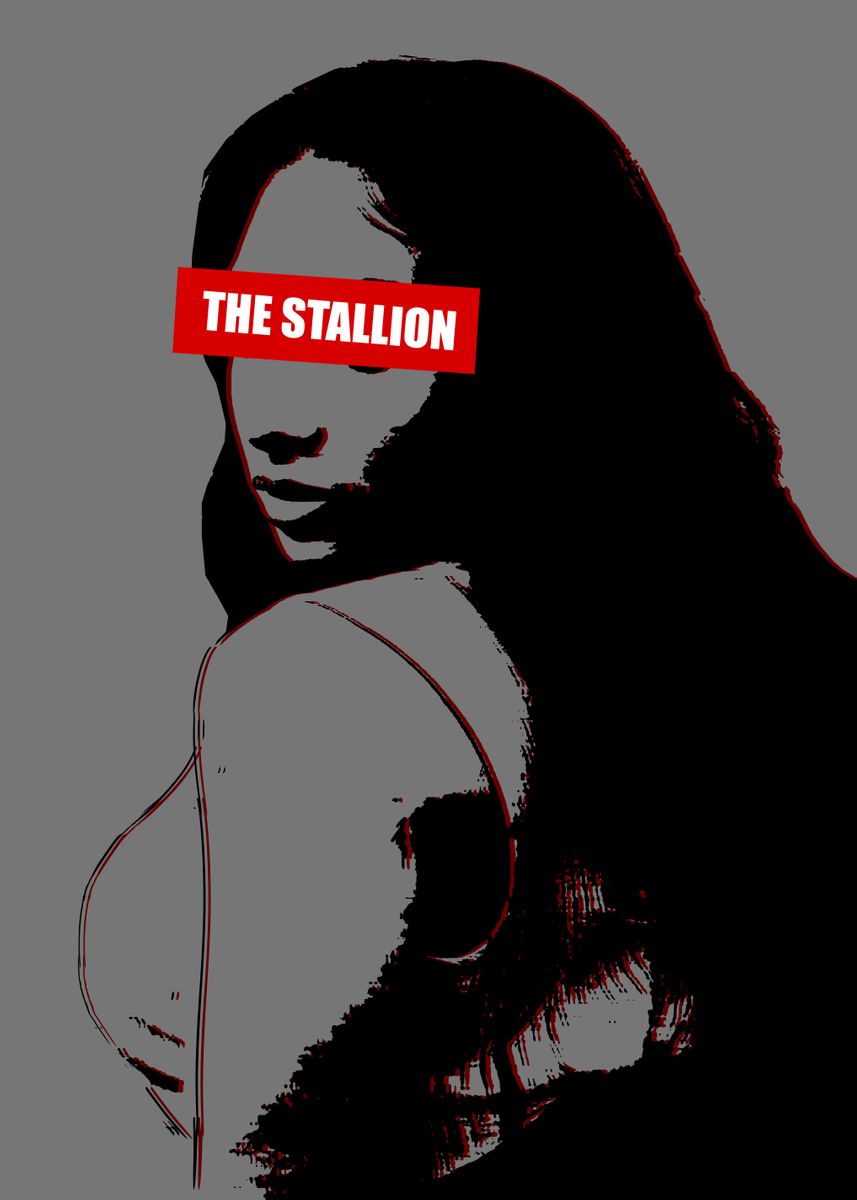 The Stallion Poster Picture Metal Print Paint By Aciel Eden Displate