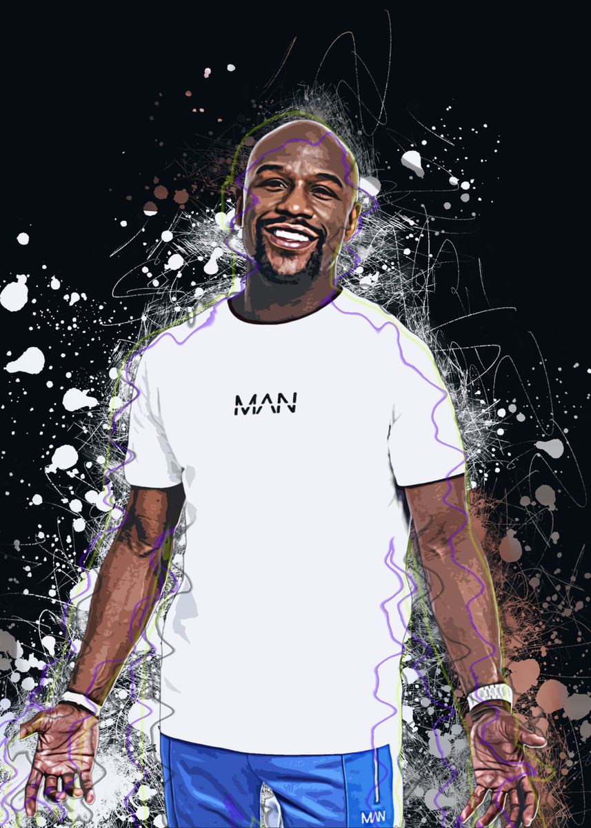 Floyd Mayweather Poster Picture Metal Print Paint By ONONMADE