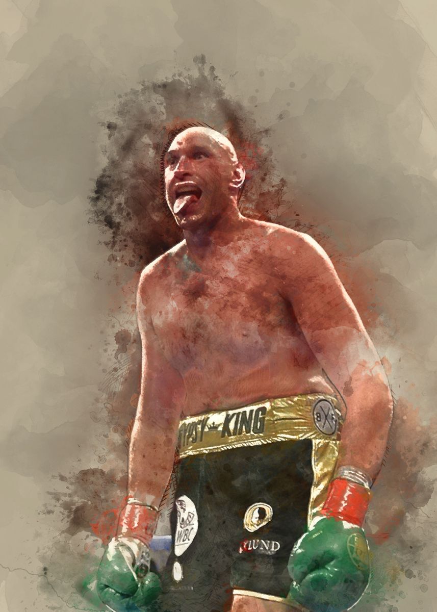 Tyson Fury Poster By Ononmade Studio Displate