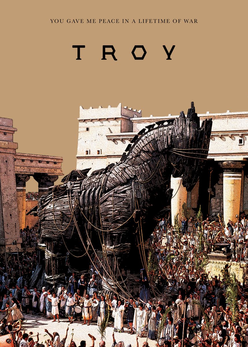 Troy Poster Picture Metal Print Paint By Movue Posters Displate