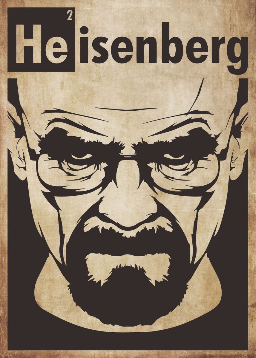 Heisenberg Poster Picture Metal Print Paint By Trending Awesome