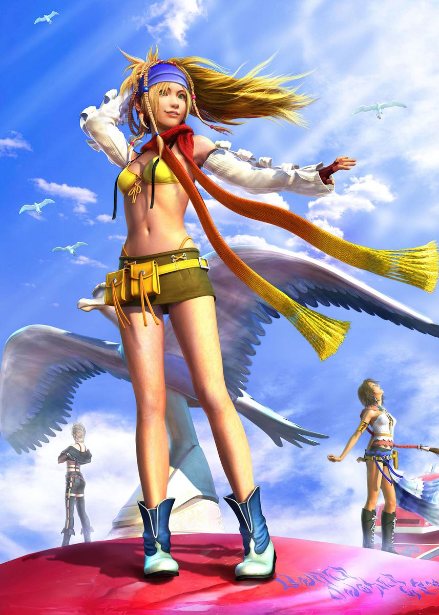 Final Fantasy X Rikku Poster Picture Metal Print Paint By Ze Wiss