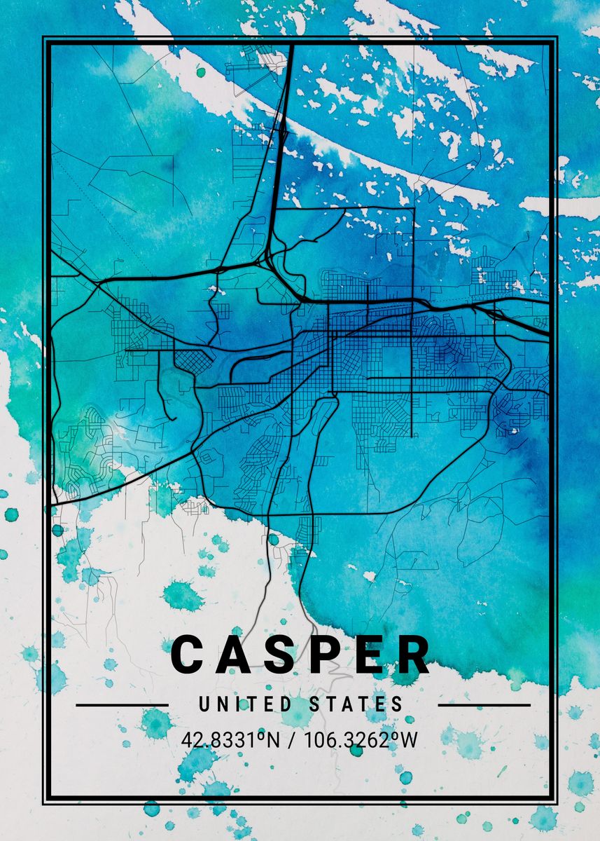 Casper Antlia Watercolor M Poster By Tien Stencil Displate