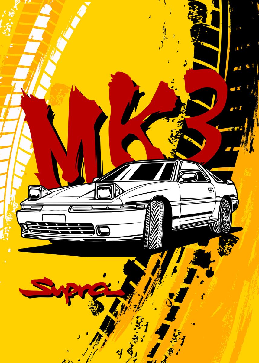 MK3 Supra Poster By Faissal Thomas Displate