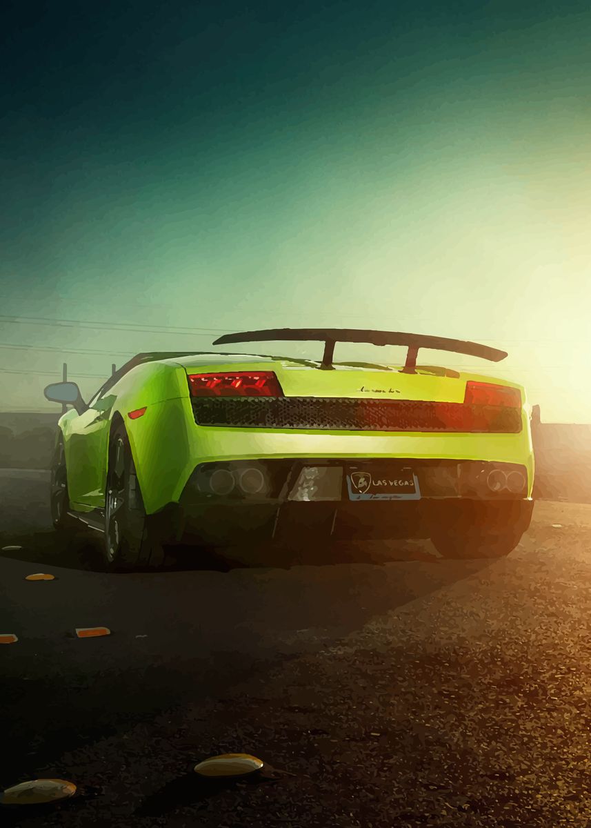 Lamborghini Gallardo Poster By Supercar Nguyen Displate