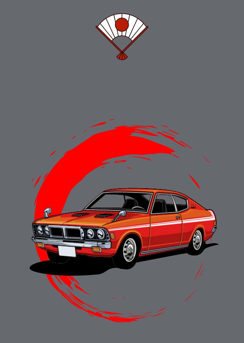 Japanese Car Poster By Nae Displate