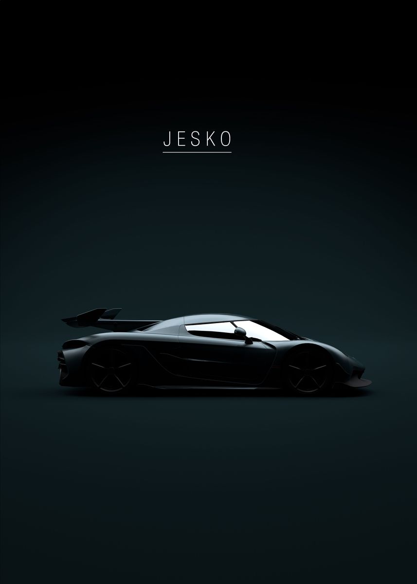 Jesko Poster Picture Metal Print Paint By Mxm Displate