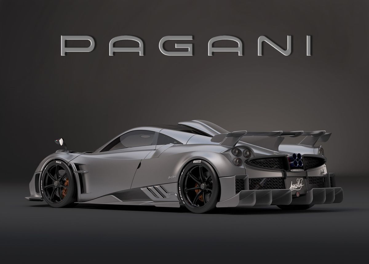 Pagani Imola Poster By Magadire Displate