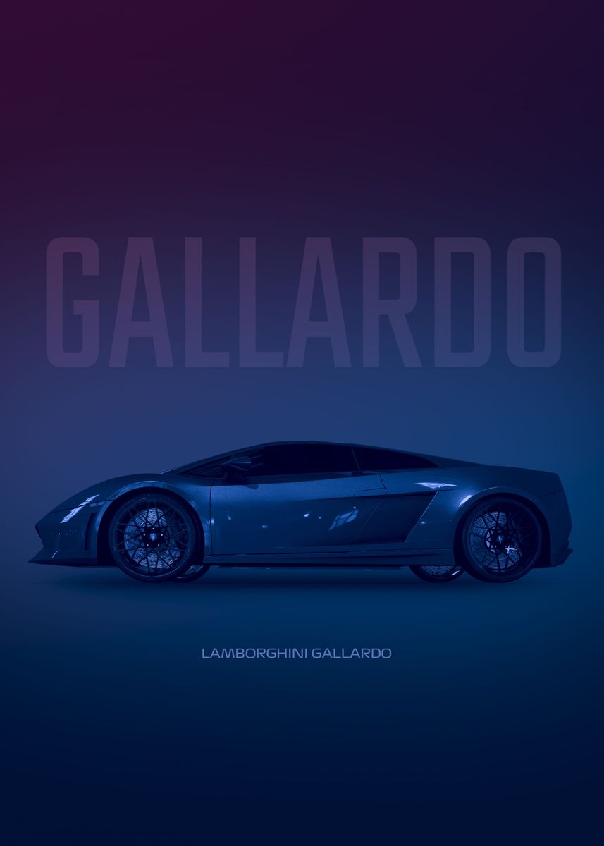 Lamborghini Gallardo Poster By Flizion Art Displate