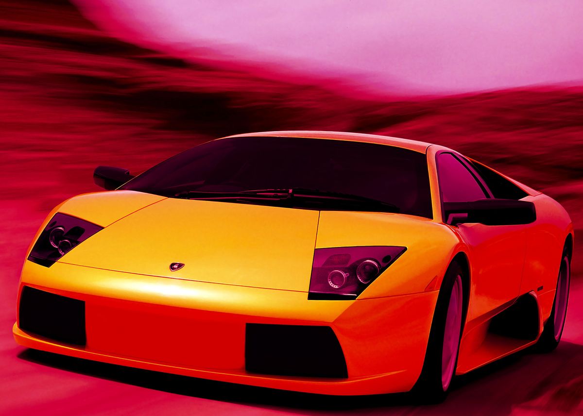 Lamborghini Murcielago Poster By Recca Displate