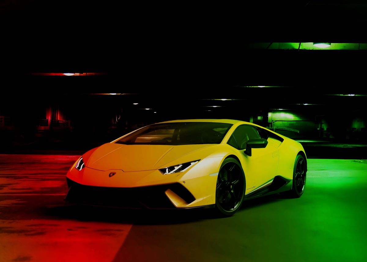 Lamborghini Huracan Poster By Recca Displate