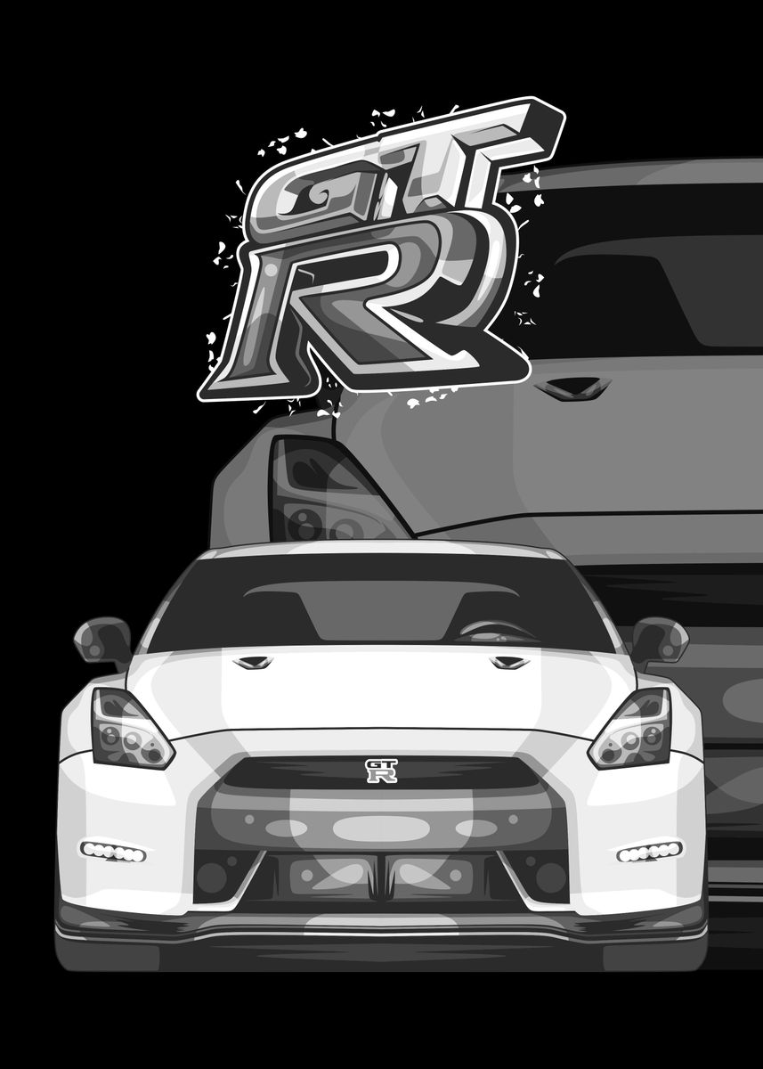 Gtr R Poster Picture Metal Print Paint By Dede Wiradinata Displate