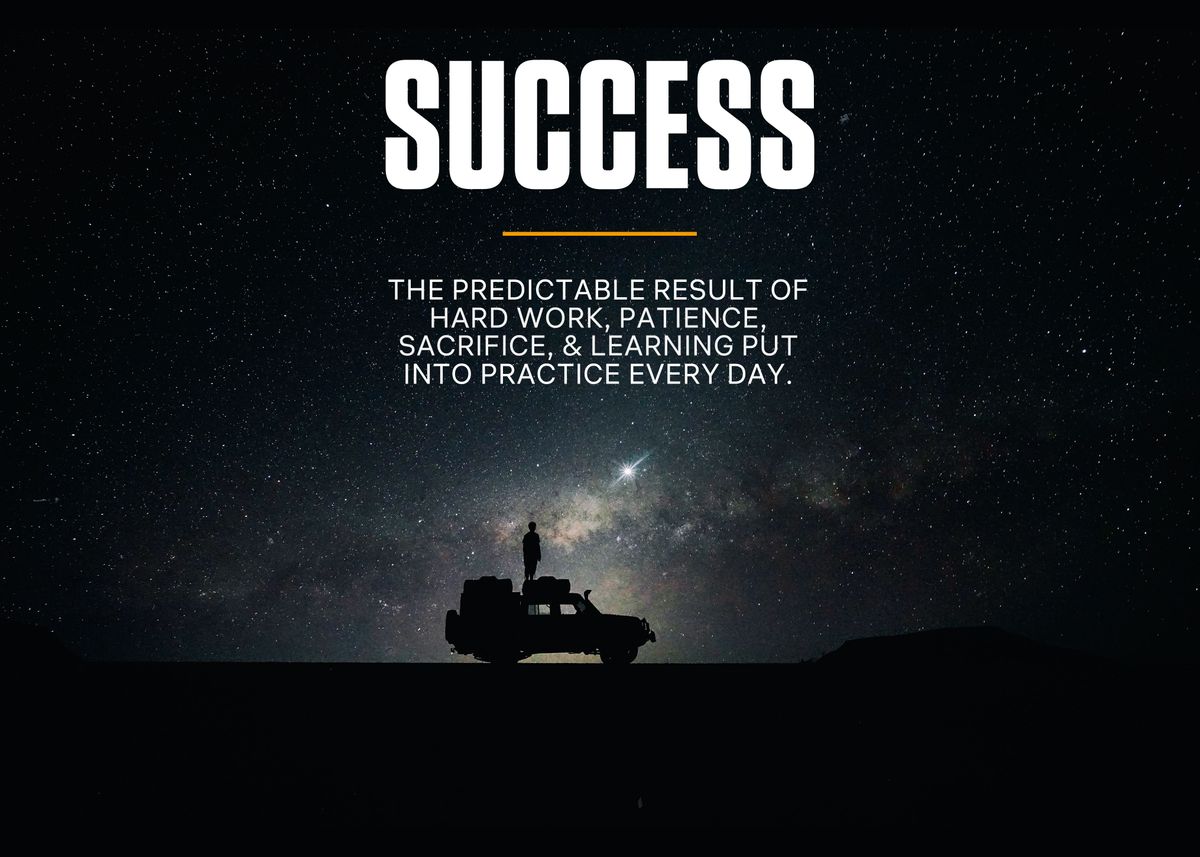 Success Quotes Poster By Anderson Felix Displate