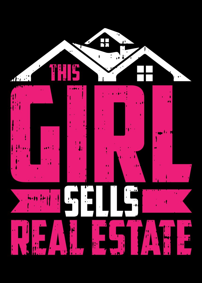 Real Estate Agent Girl Poster By Bobbybubble Displate