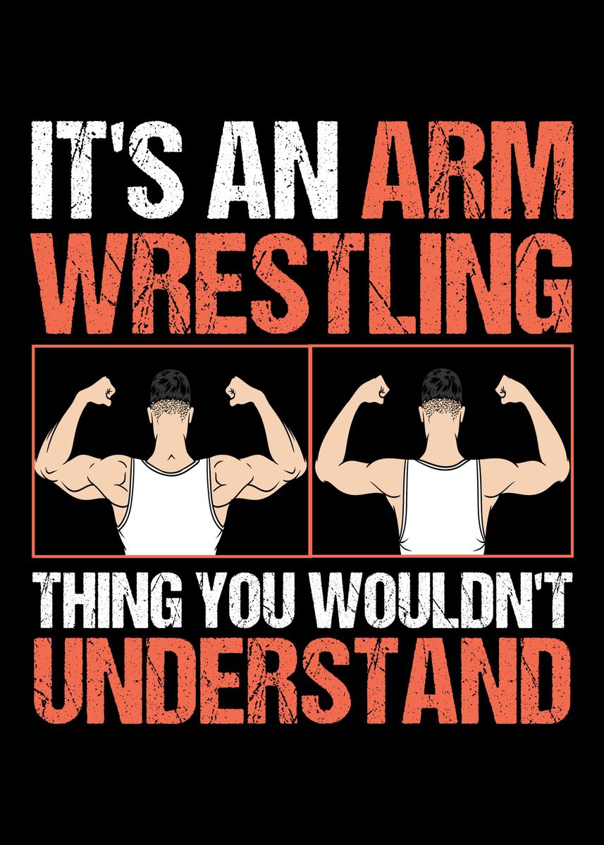 Arm Wrestler Poster Picture Metal Print Paint By Aestheticalex