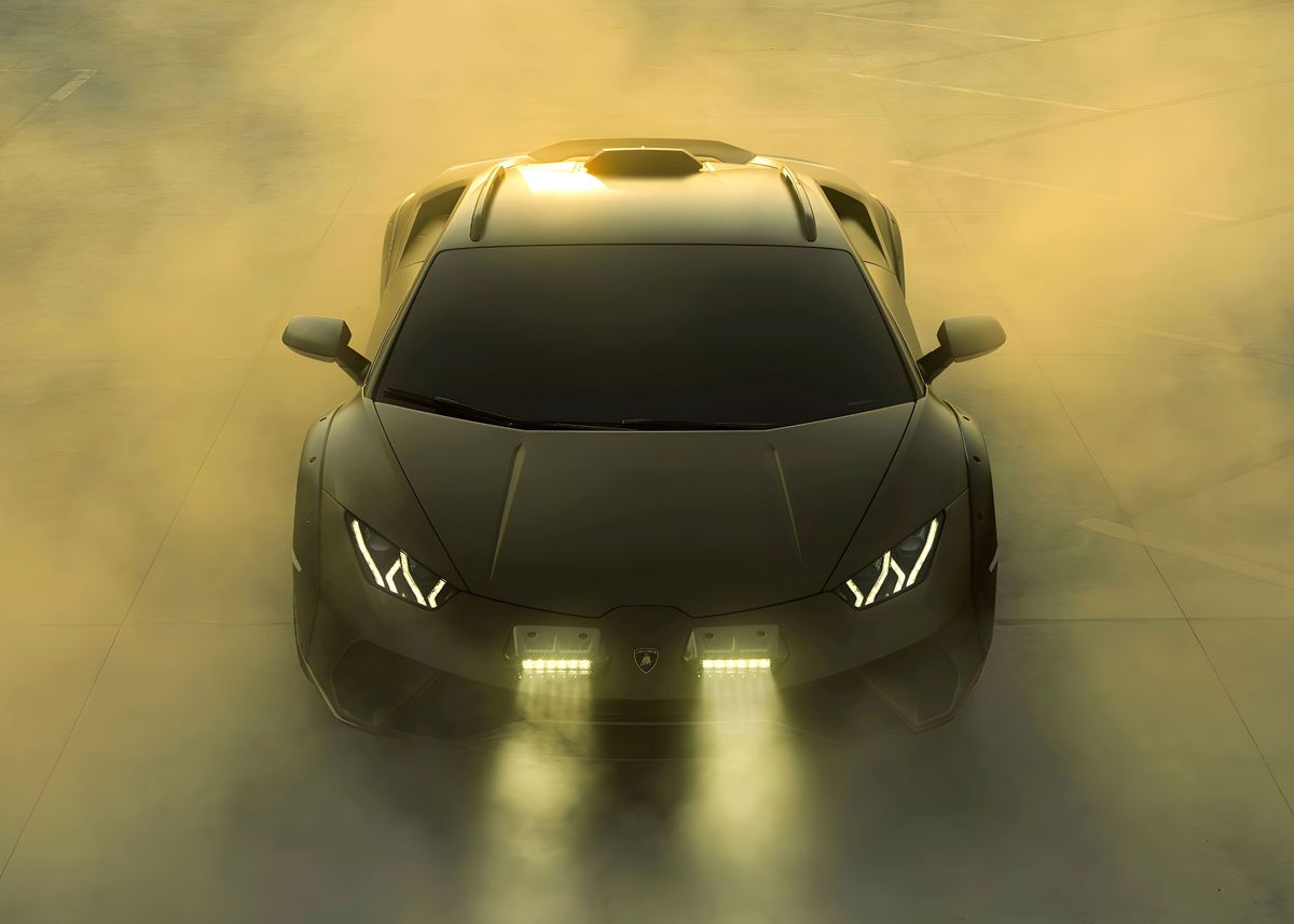 Lamborghini Huracan Poster By Supercar Blonde Displate