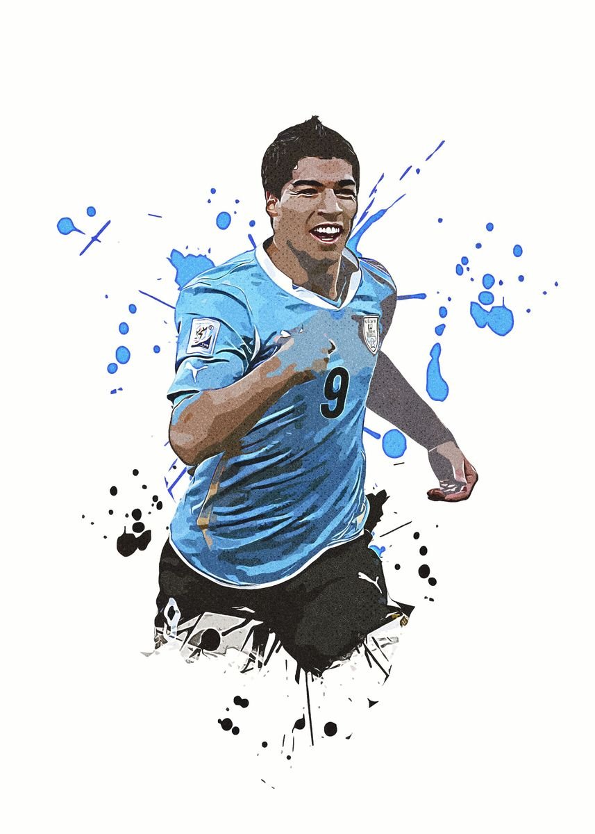 Luis Suarez Poster By Louise Estrada Displate