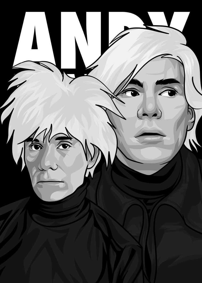 Andy Warhol Poster Picture Metal Print Paint By Imad Wpap Displate