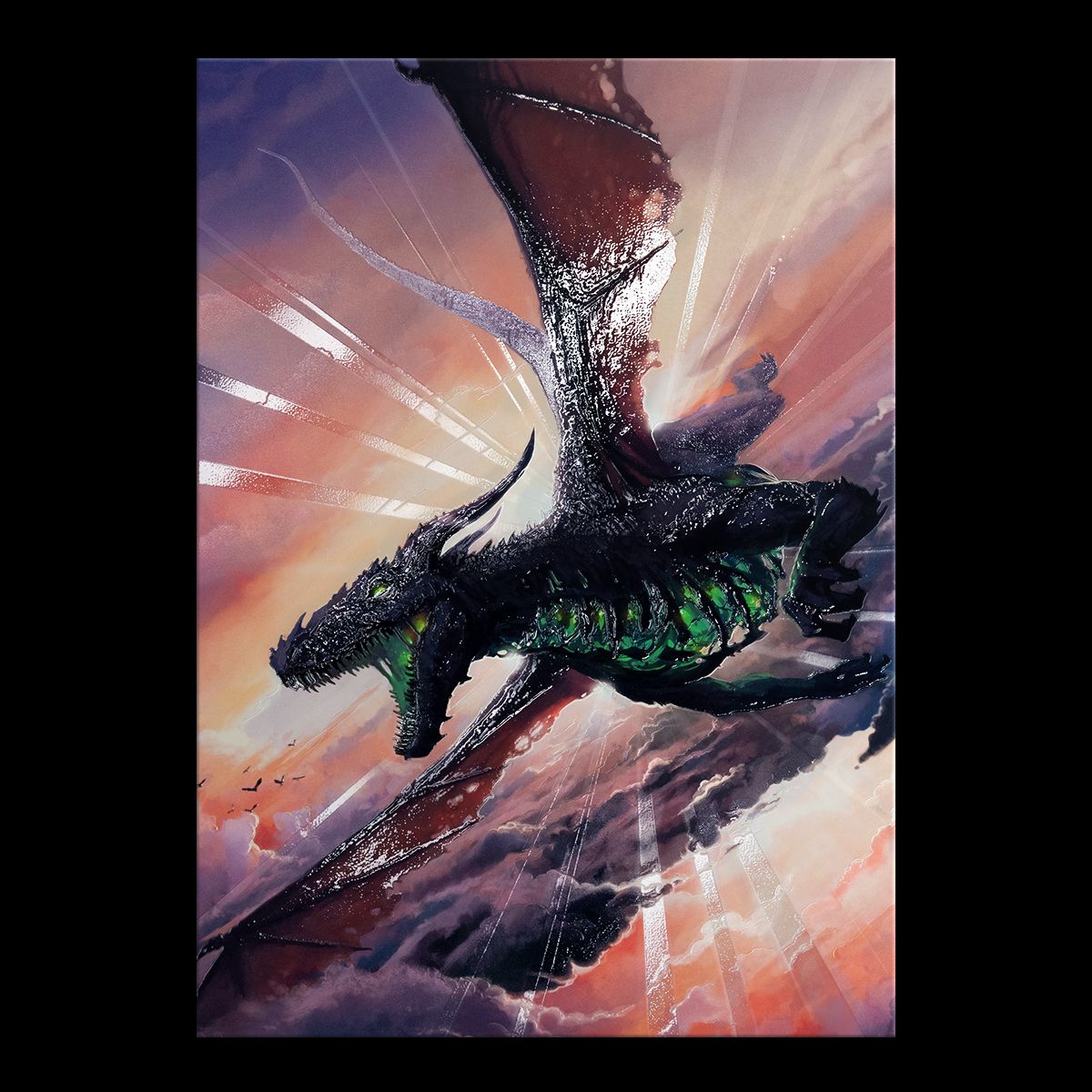 Chromatic Dragon Poster Print