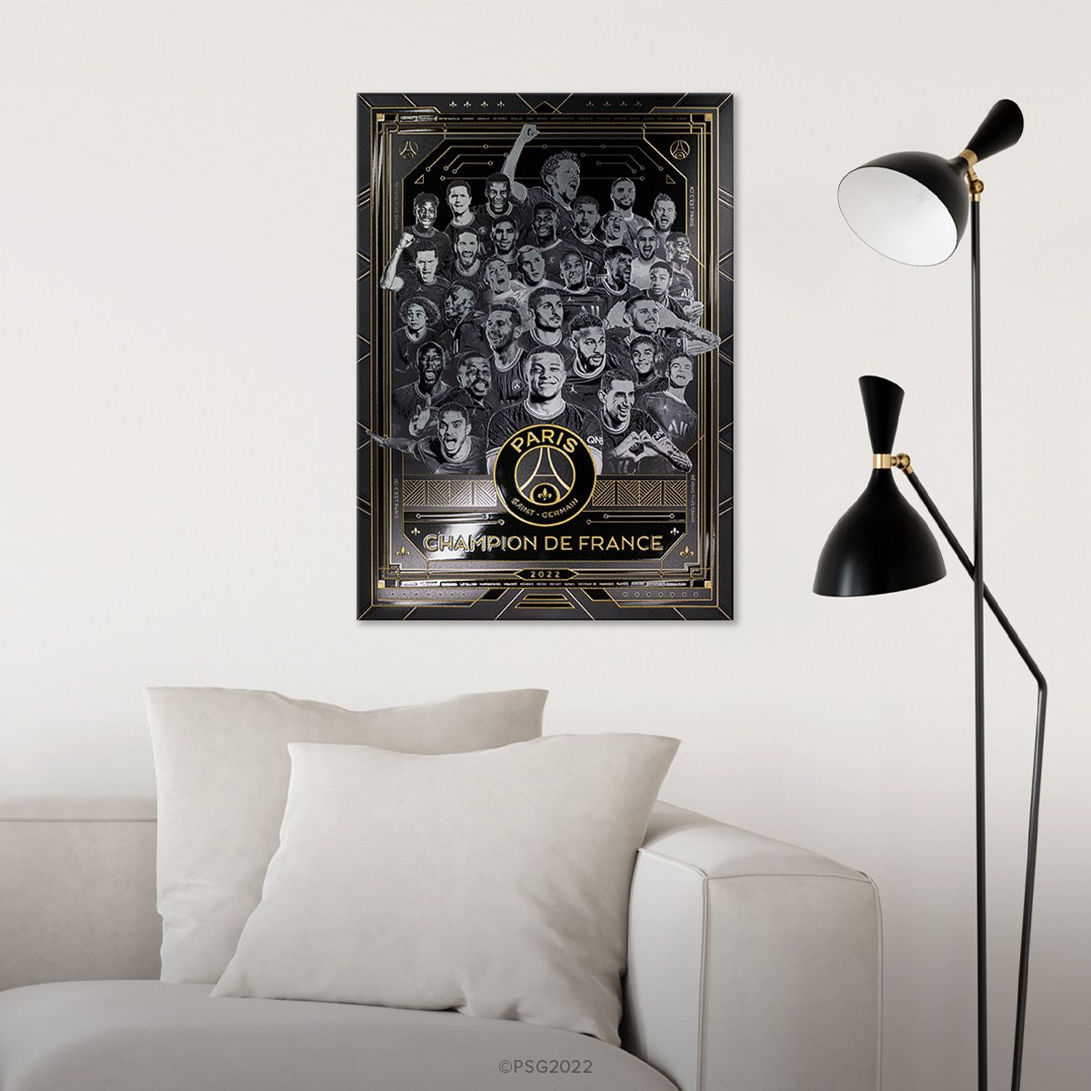 Champion de France Poster Print | metal posters - Displate