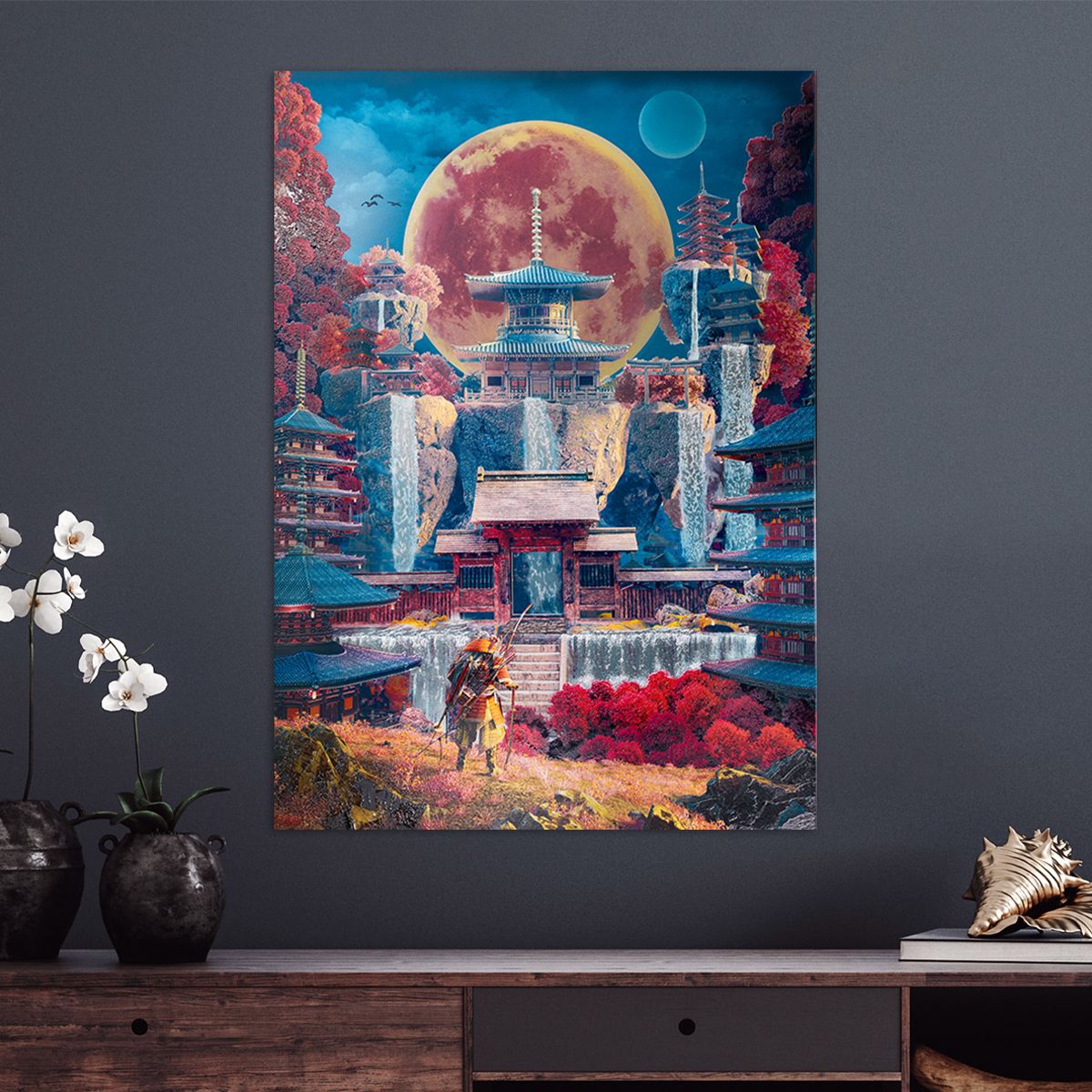 The Mountain Temple Poster Print