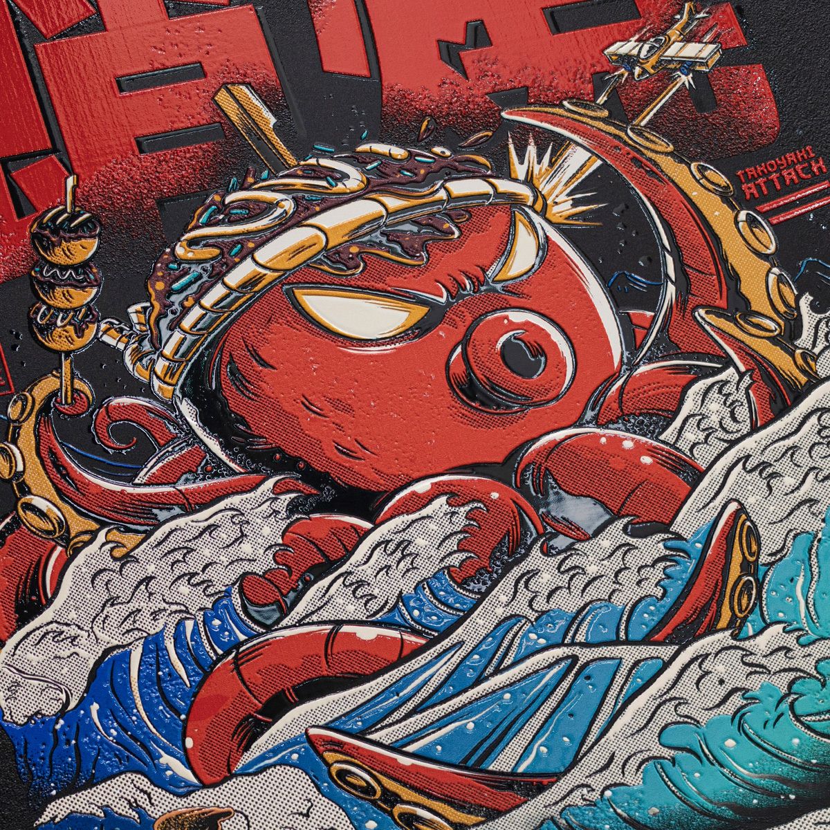 Sushi Dragon Attack! Poster Print
