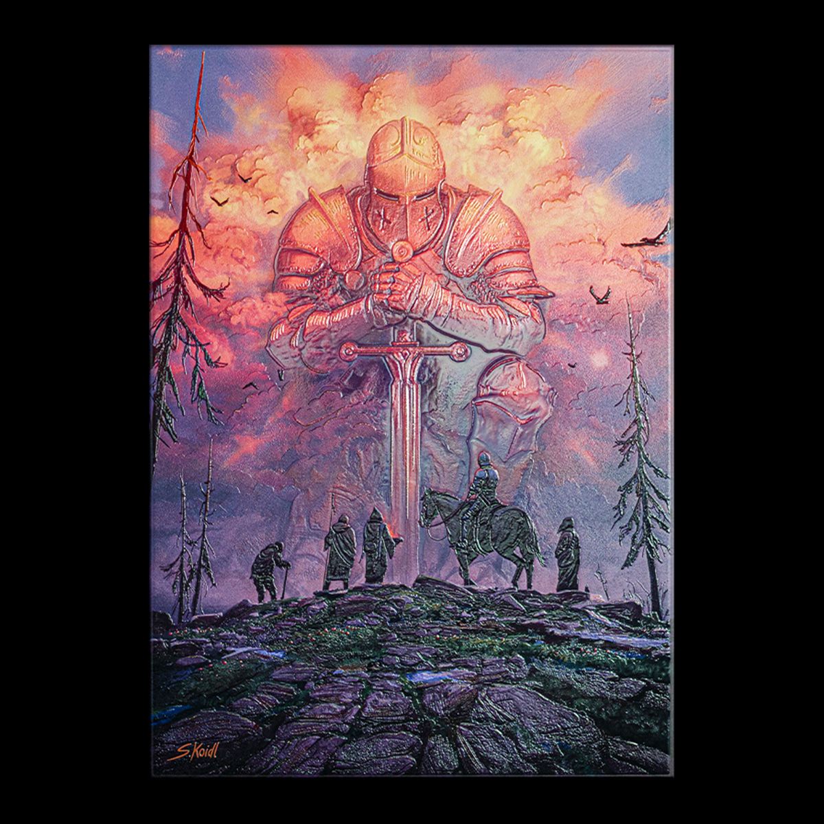 Displate Ultra Limited Edition – The Guardian Of Light – 198/500 – Aluminium