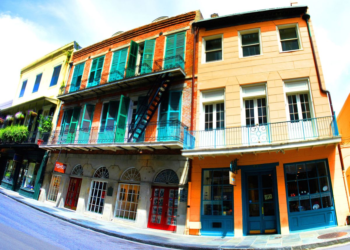'French Quarter Colors' Poster, picture, metal print, paint by Kyle ...