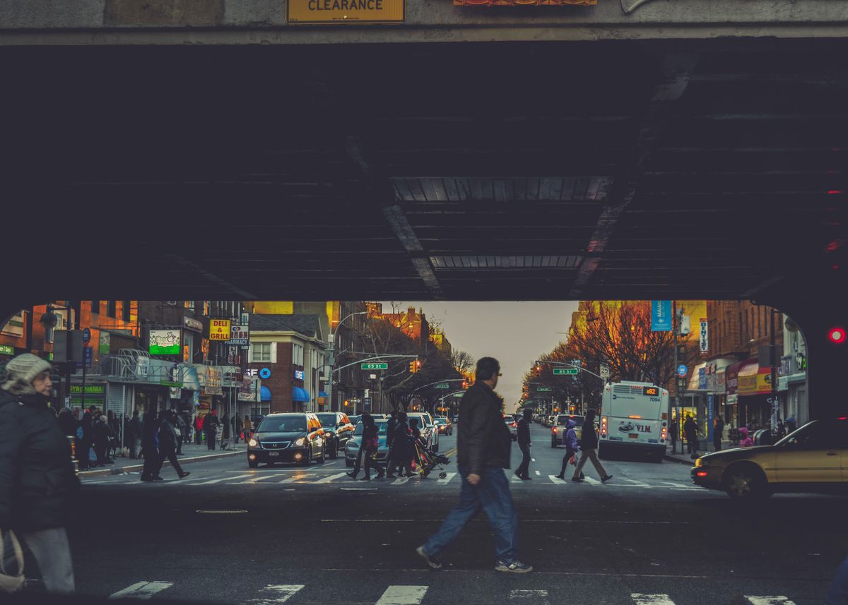 'under The Bridge' Poster, Picture, Metal Print, Paint By Haroulita Kav 