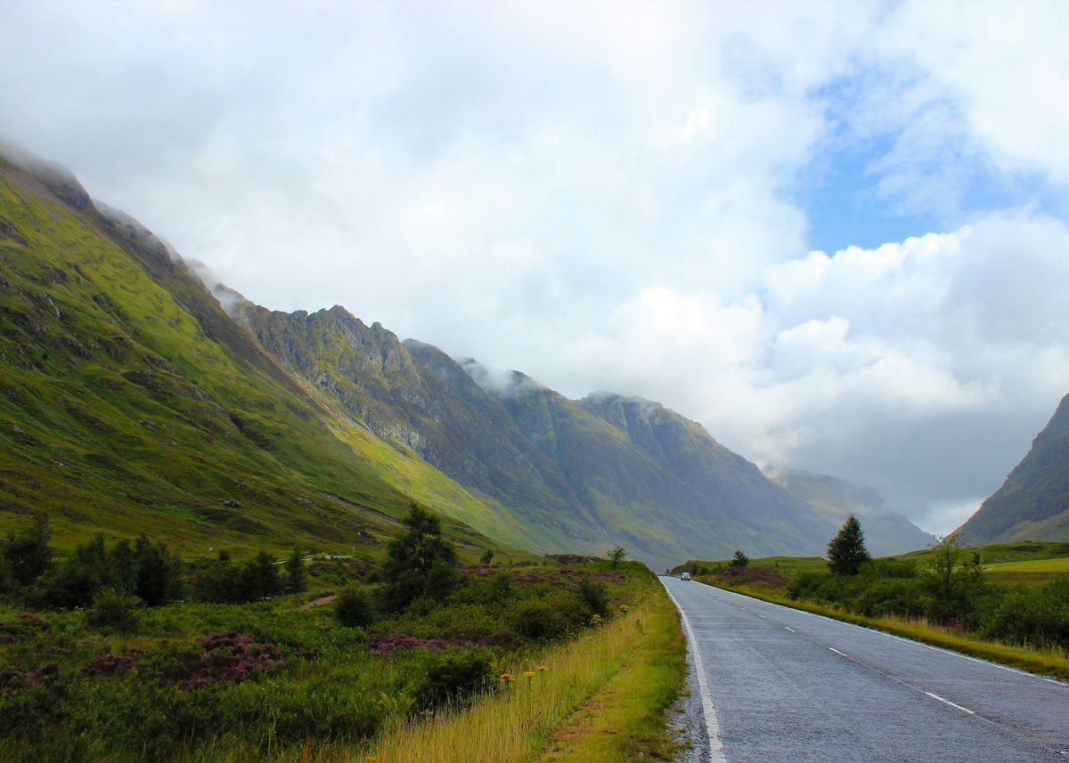 'Glencoe' Poster, picture, metal print, paint by Tabita Todea | Displate