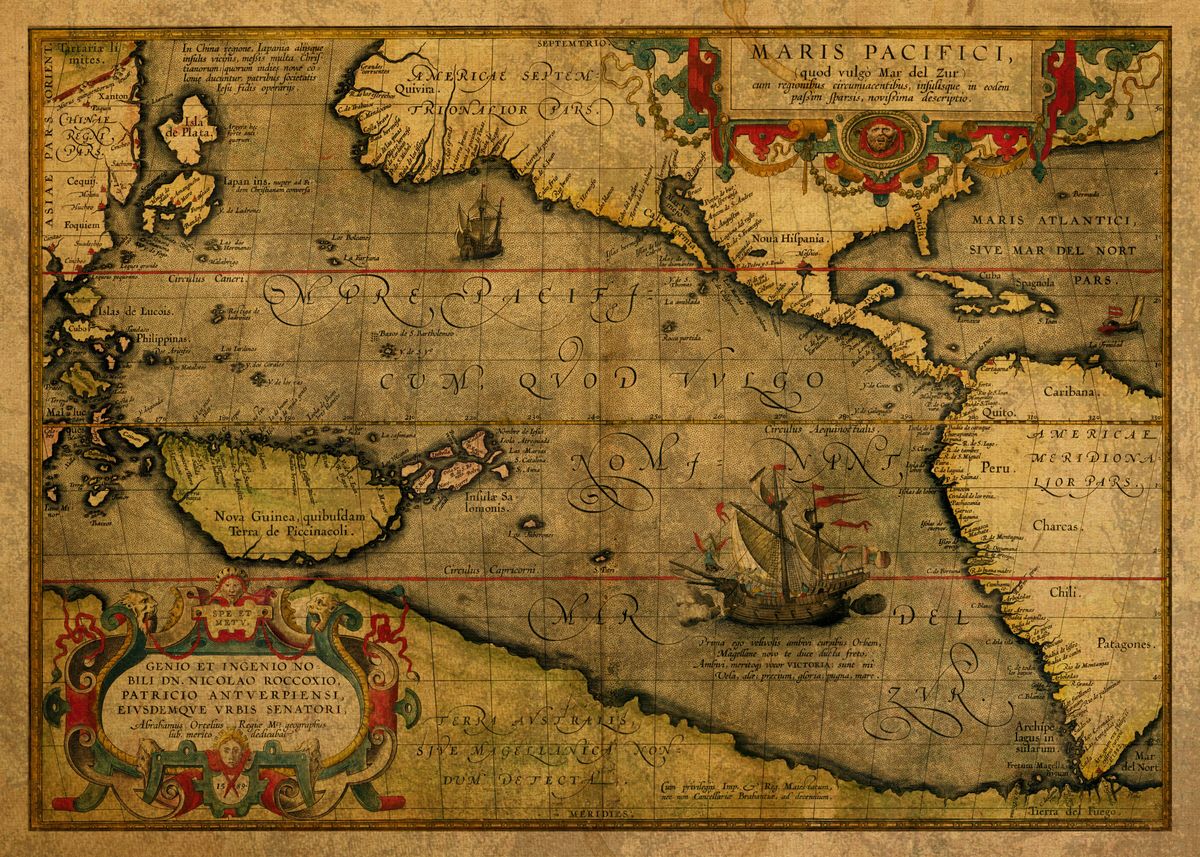 old ocean maps