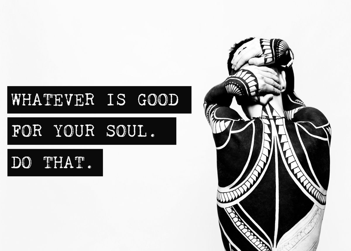 'Tatoo Soul' Poster, picture, metal print, paint by DPompa DizajnLab