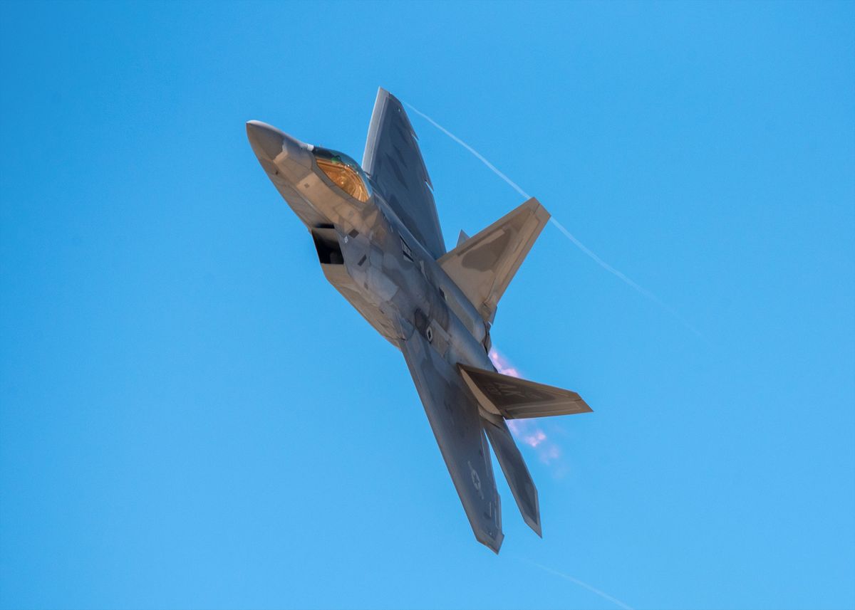 'F22 Raptor' Poster, picture, metal print, paint by Conceptual ...