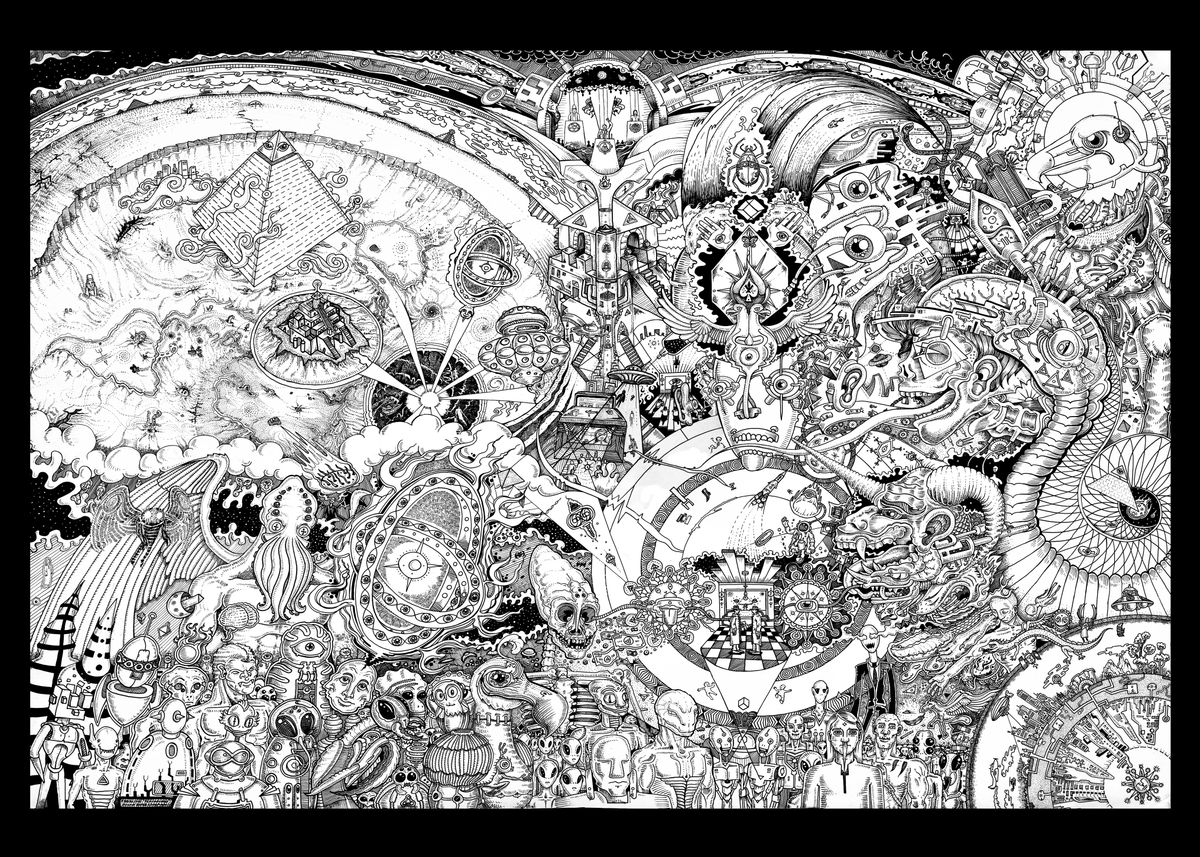 'Conspiracies' Poster, picture, metal print, paint by francisco caro ...