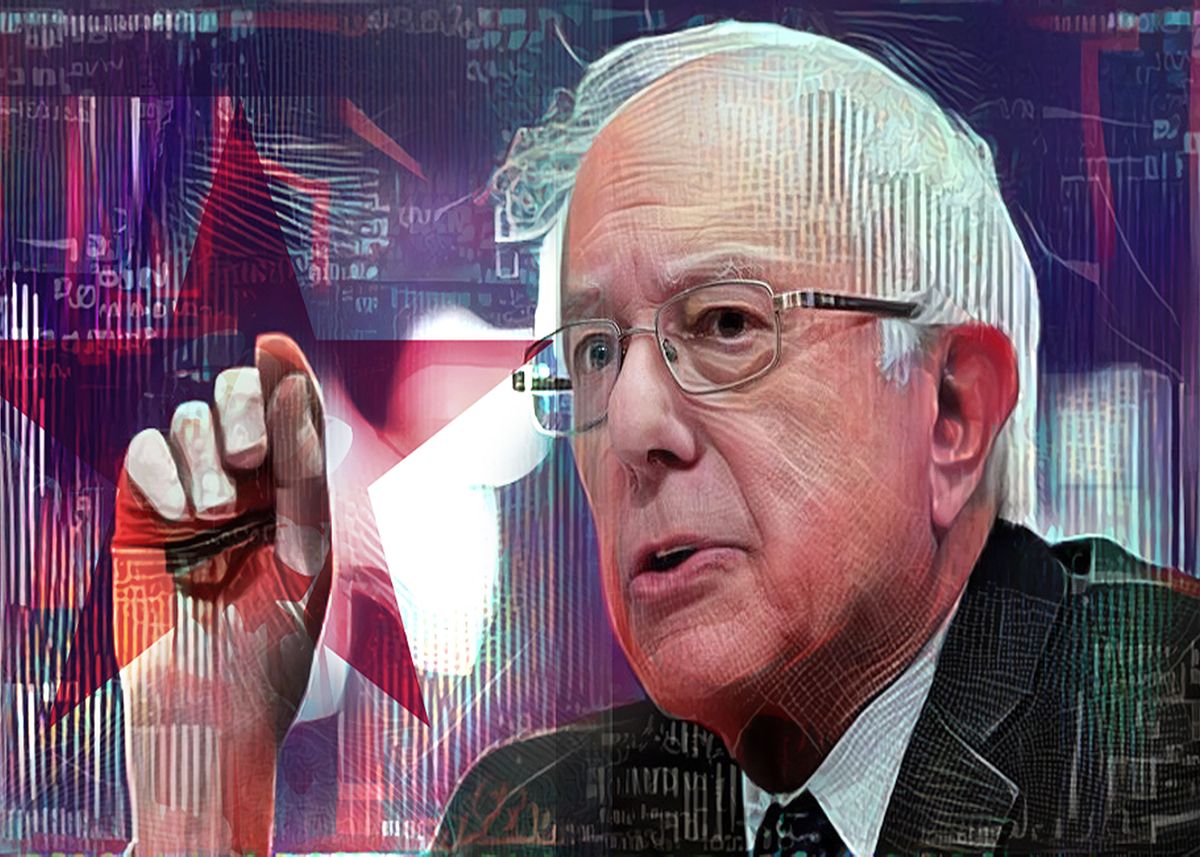 'Bernie' Poster, picture, metal print, paint by Gordan Zelnicki | Displate