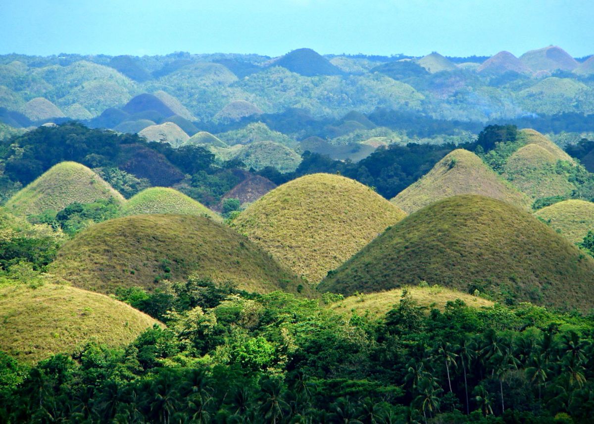 'Chocolate Hills Bohol PH' Poster by Fred Buscato | Displate