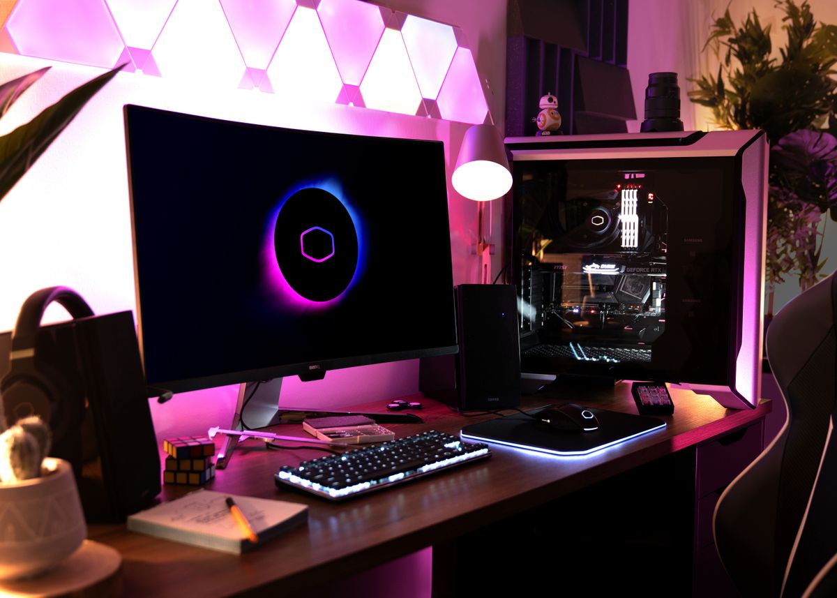 'Gamer setup' Poster, picture, metal print, paint by Cooler Master ...