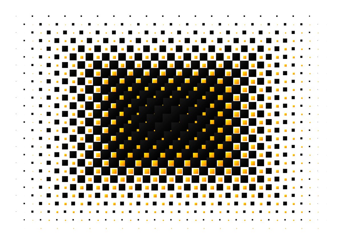 'black white yellow' Poster by Dmitry Posudin Displate