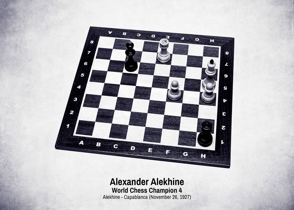 Alekhine vs Capablanca  Шахматы, Чемпион