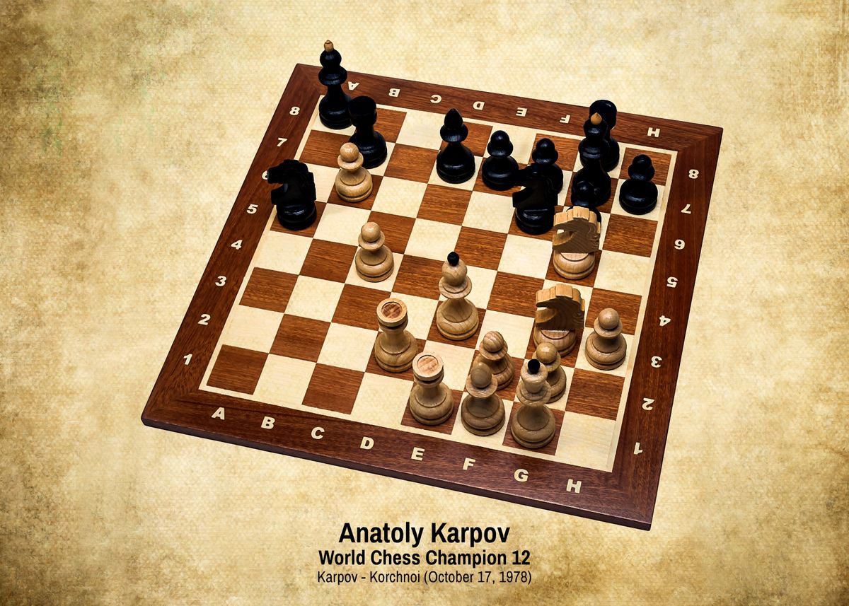 Karpov Chess Champion 12' Poster by Art Ofphotos