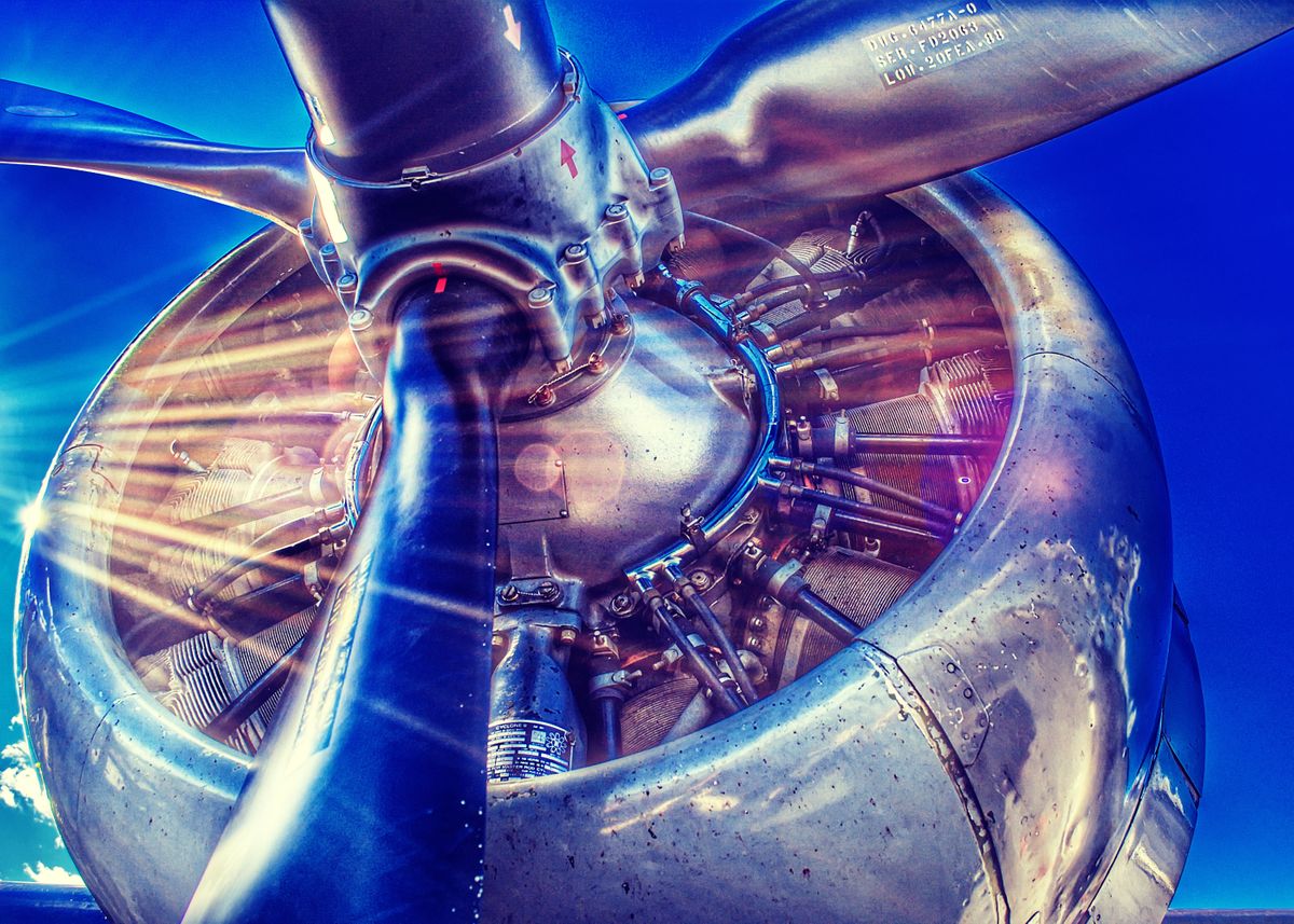 Sunlight Engine 'Sun Engine' Poster, picture, metal print, paint by Nathan DePue | Displate
