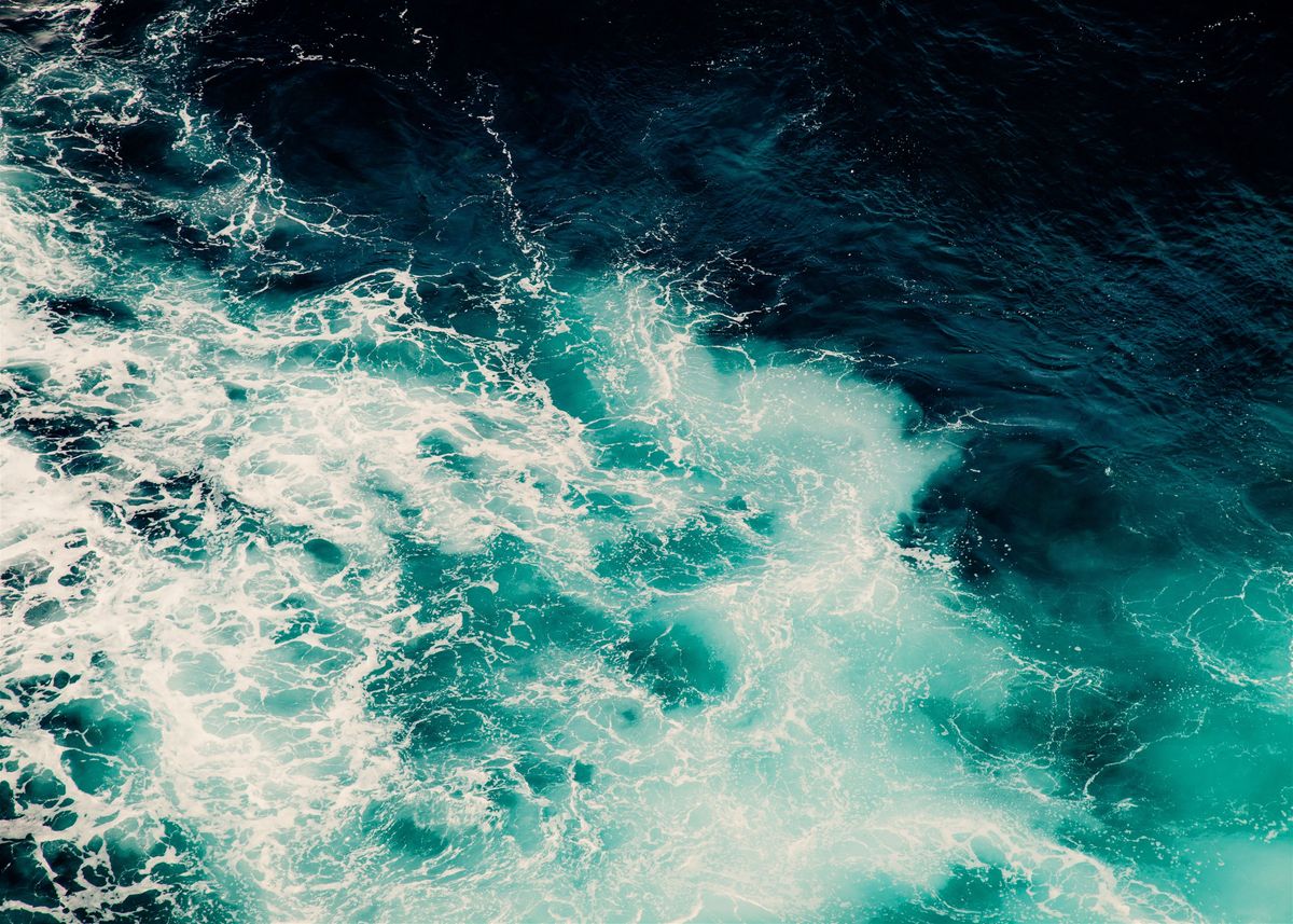 'Ice Water' Poster, picture, metal print, paint by Create Purkarthofer ...