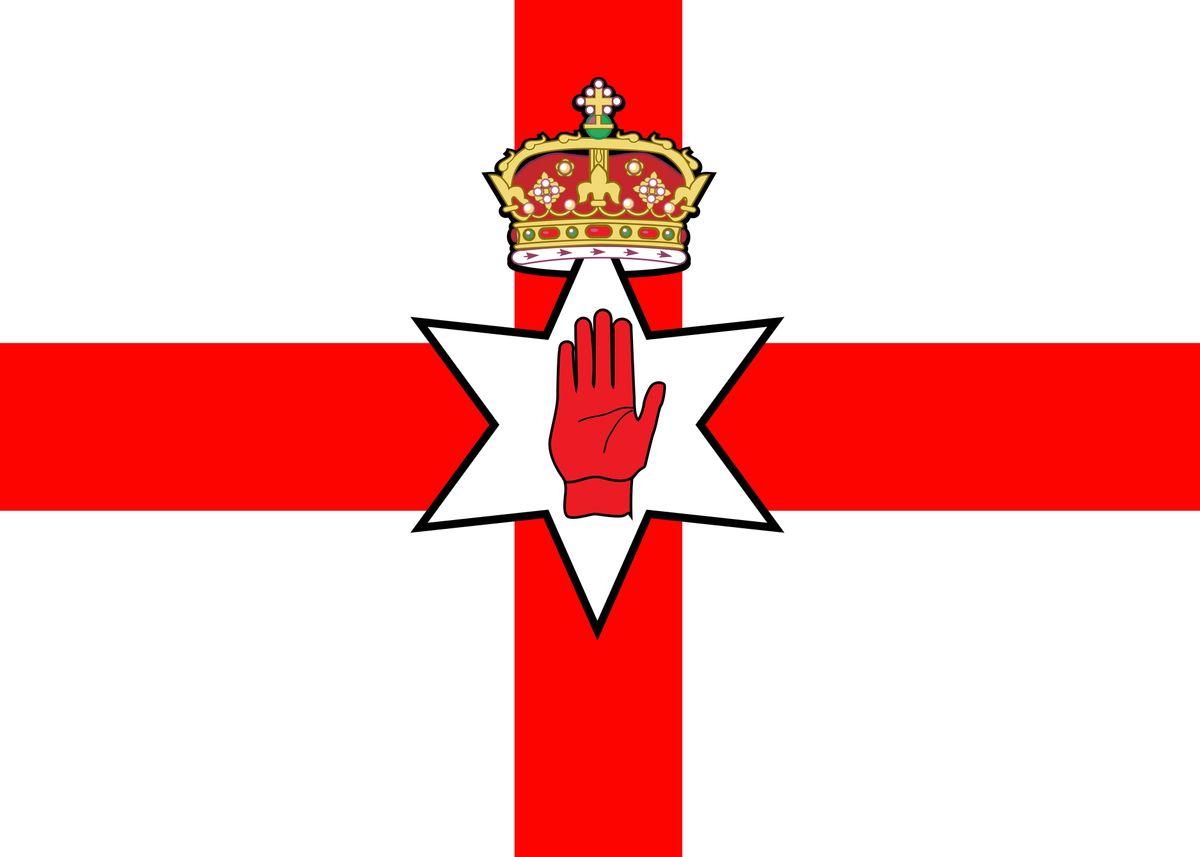 'Northern Ireland Flag' Poster, picture, metal print, paint by ...