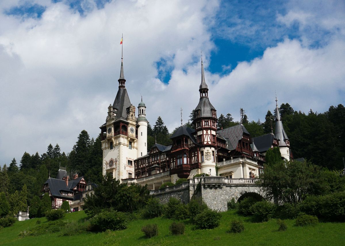 'Peles Castle Romania' Poster by Mihai Ceaușescu | Displate